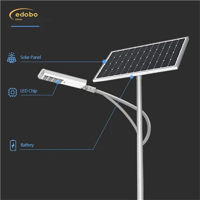 LED pouliční světlo s lithiovou baterií solární pouliční světlo